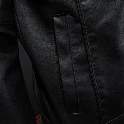 Darius™ | Premium Lederjacke im Moto-Stil