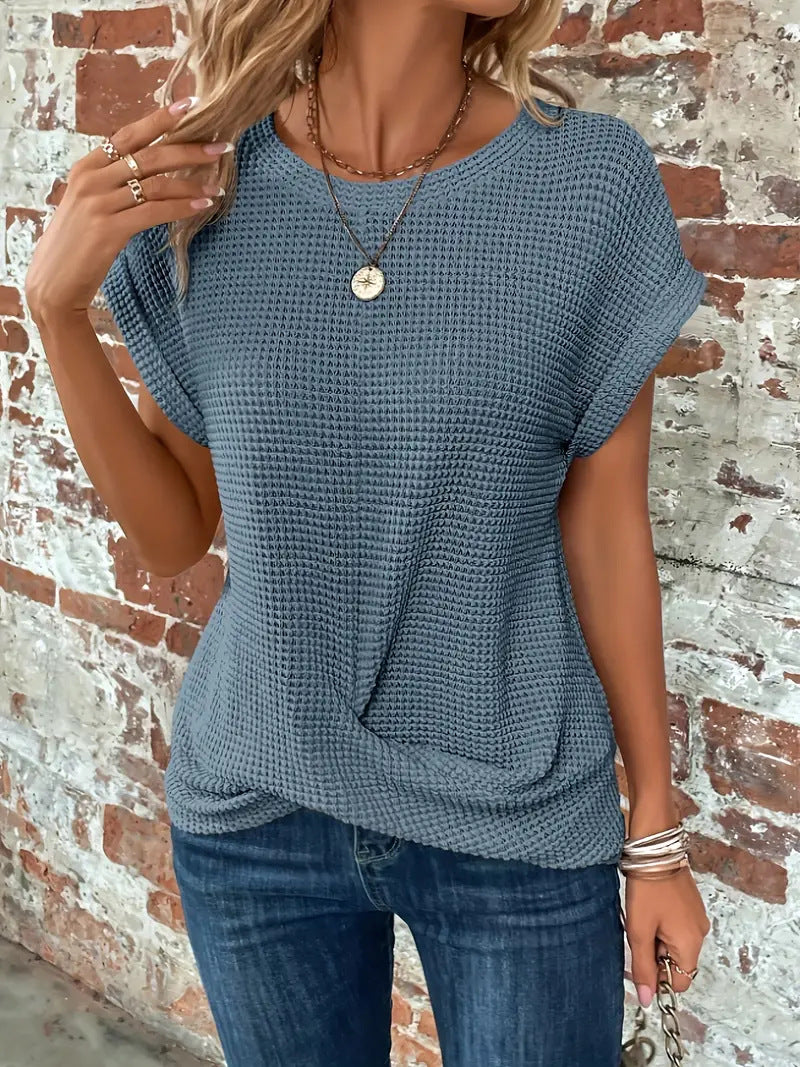 Ellis™ | Elegante Bluse mit Rundhalsausschnitt