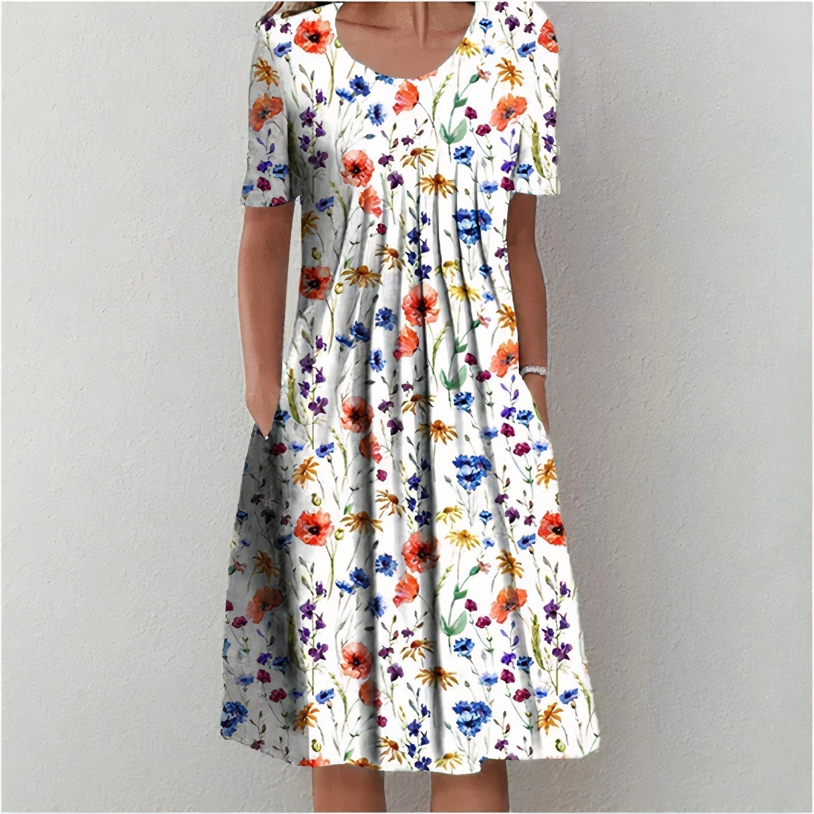 Sabine | Schmeichelndes Blumenkleid