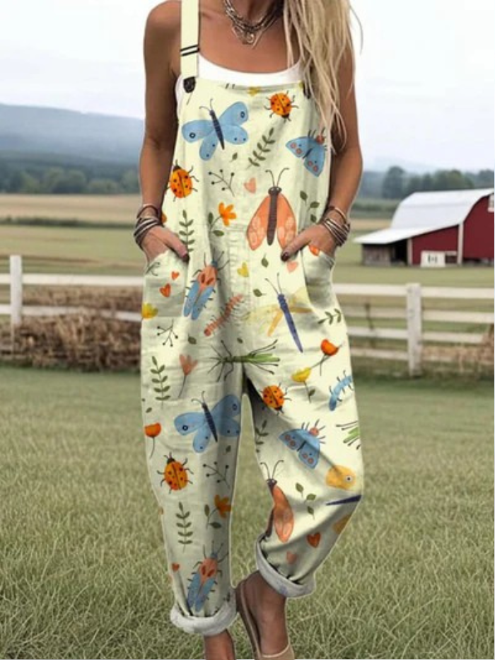 Victoria - Leichter Vintage-Jumpsuit