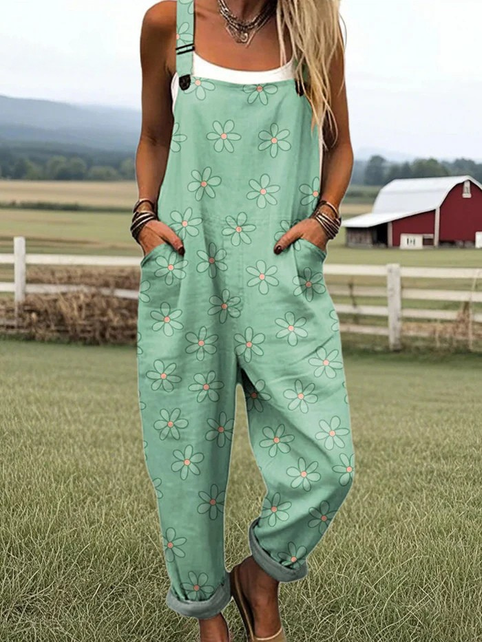 Vintage Floral™ | Mühelos eleganter Jumpsuit