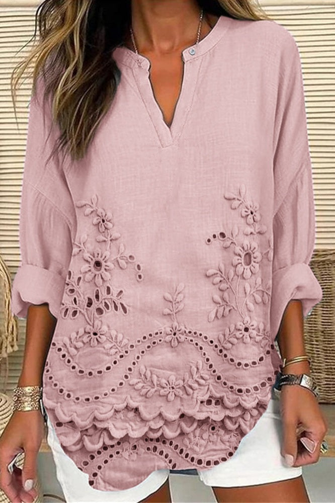 Bluse Coastal Bloom