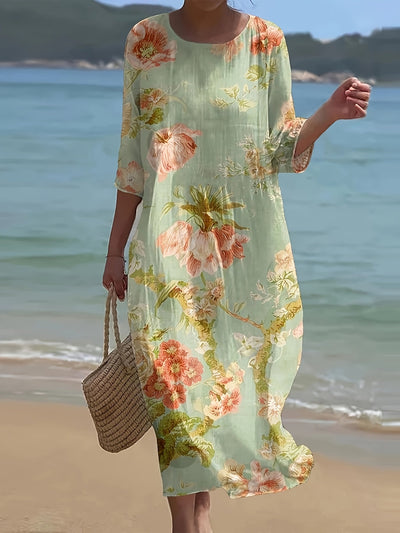 Nayeli | Kleid mit Blumendruck