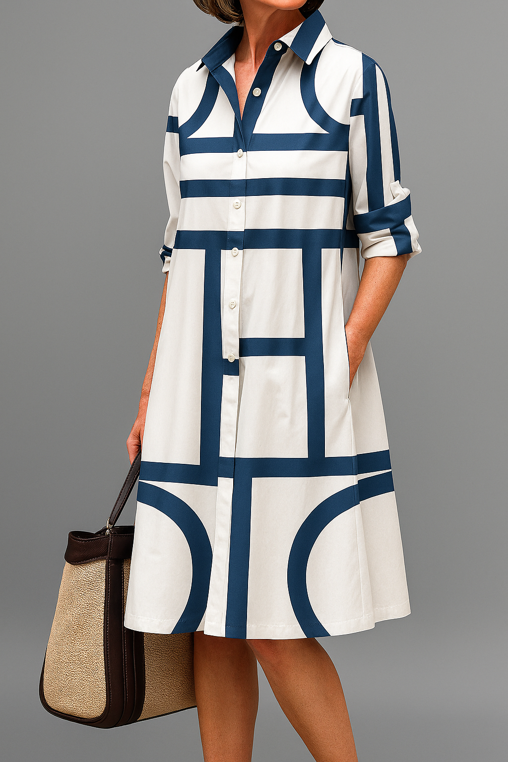 Julia – Elegantes Midikleid für mühelosen Style