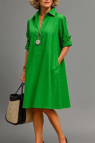 Helene – Elegantes Midikleid für mühelose Eleganz