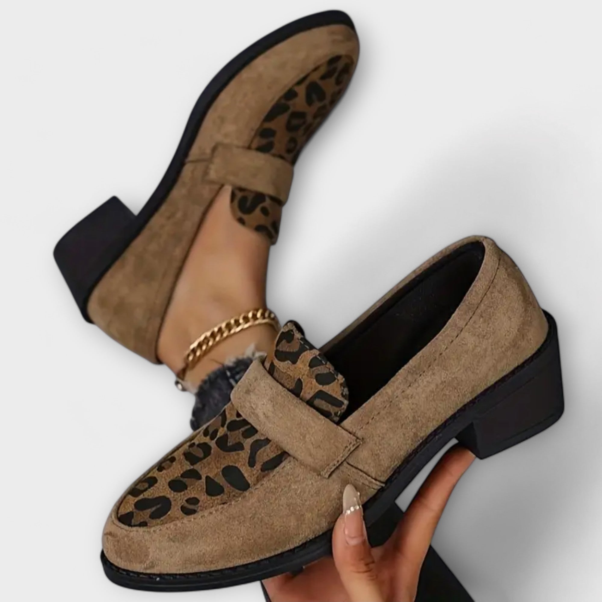 Tamara | Orthopädische Heels mit Leopardenmuster