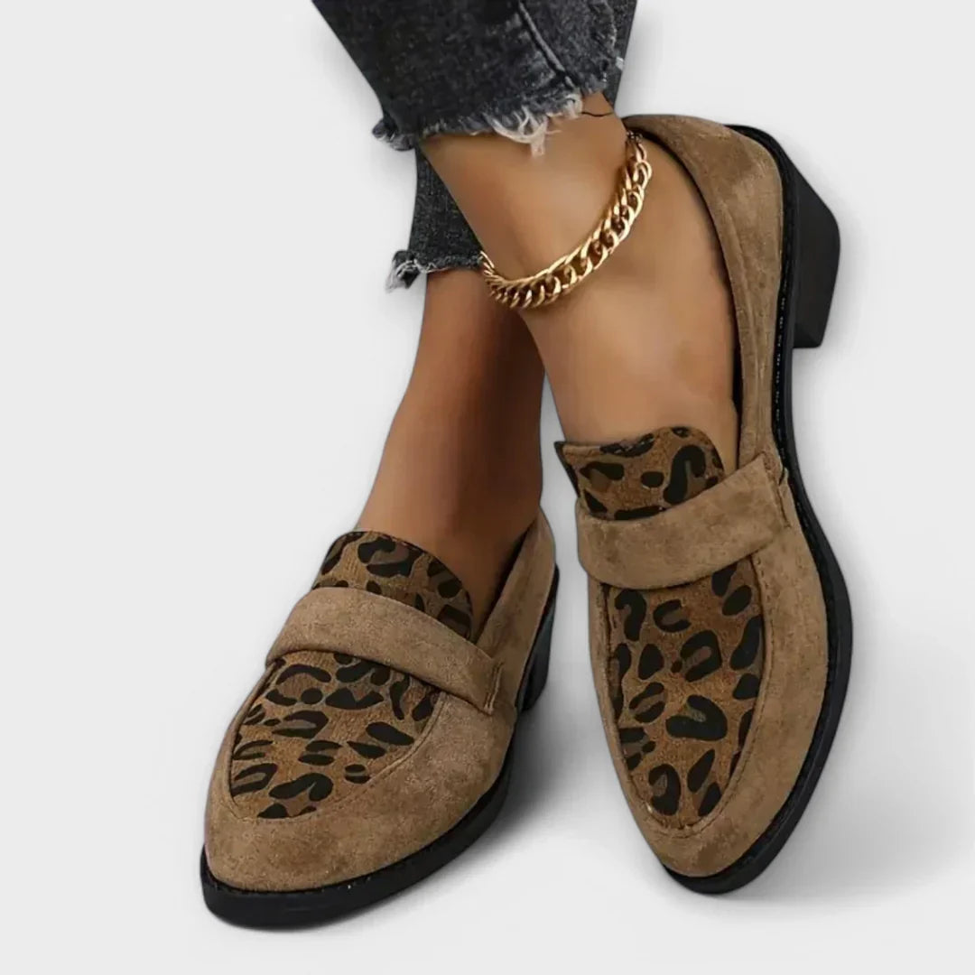 Tamara | Orthopädische Heels mit Leopardenmuster