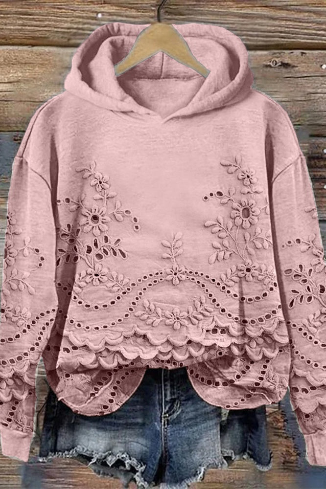 Prato Spitzen-Hoodie