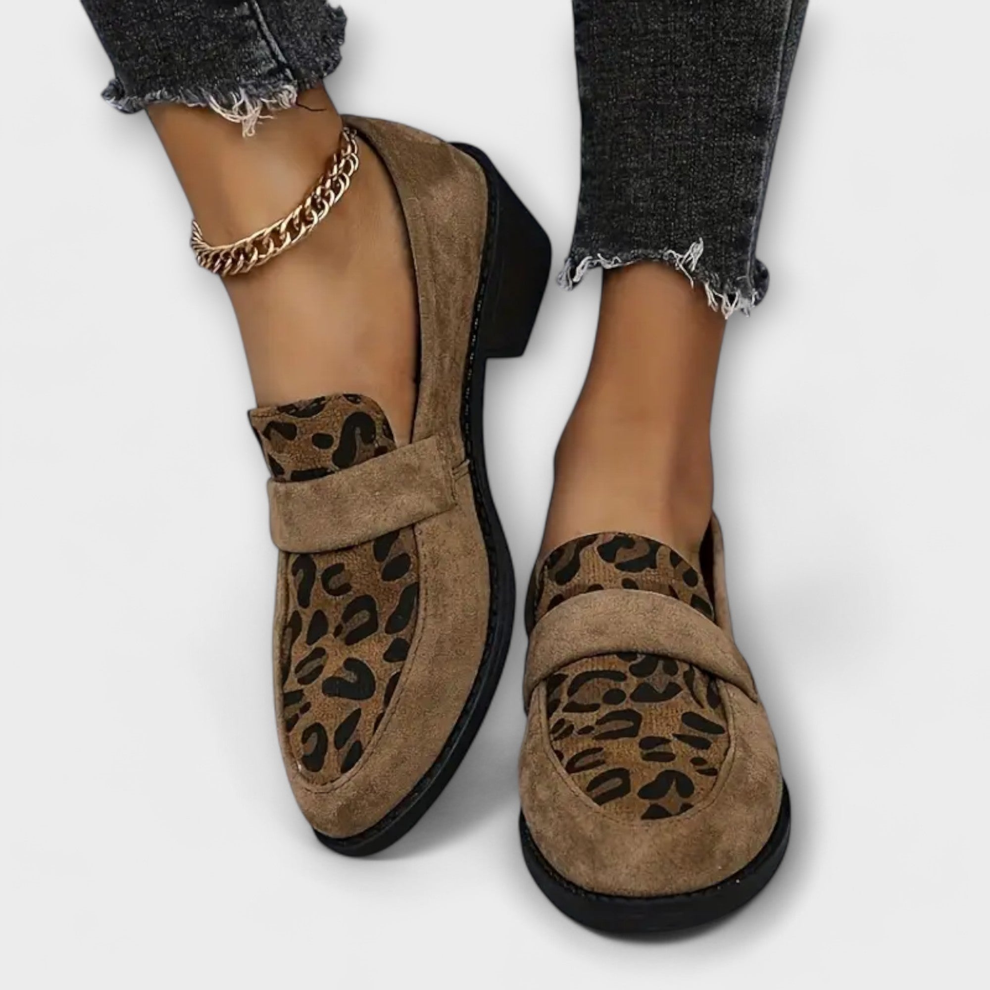 Tamara | Orthopädische Heels mit Leopardenmuster