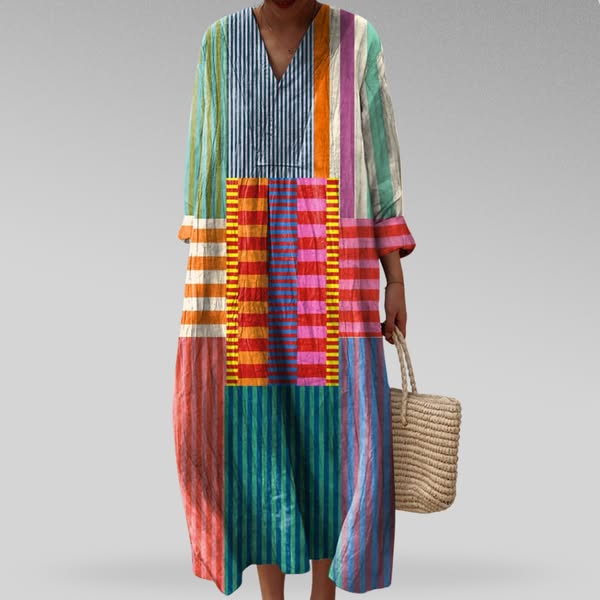 Carla | Elegantes geometrisches Kleid