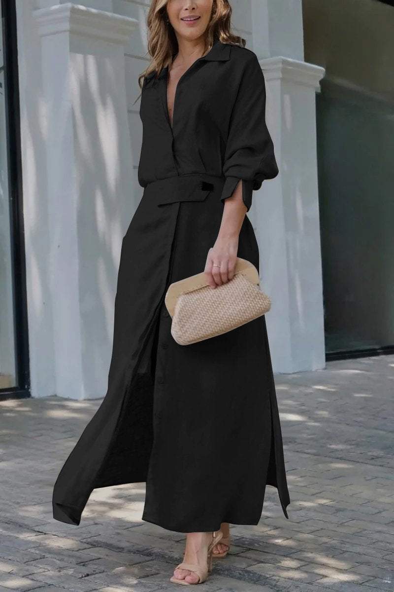 Lunora | Maxikleid aus Leinen