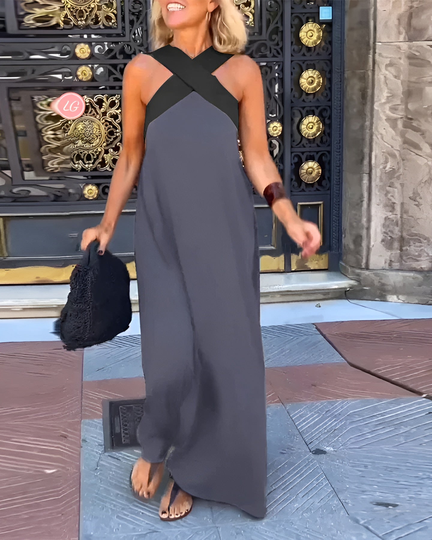 Delphine | Kleid in überkreuzter Form