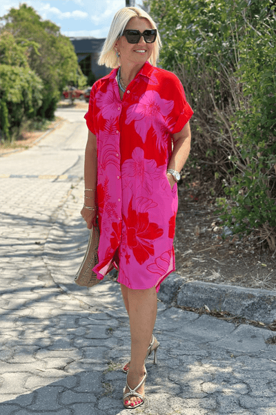 Naomi – Kleid mit Blumendruck