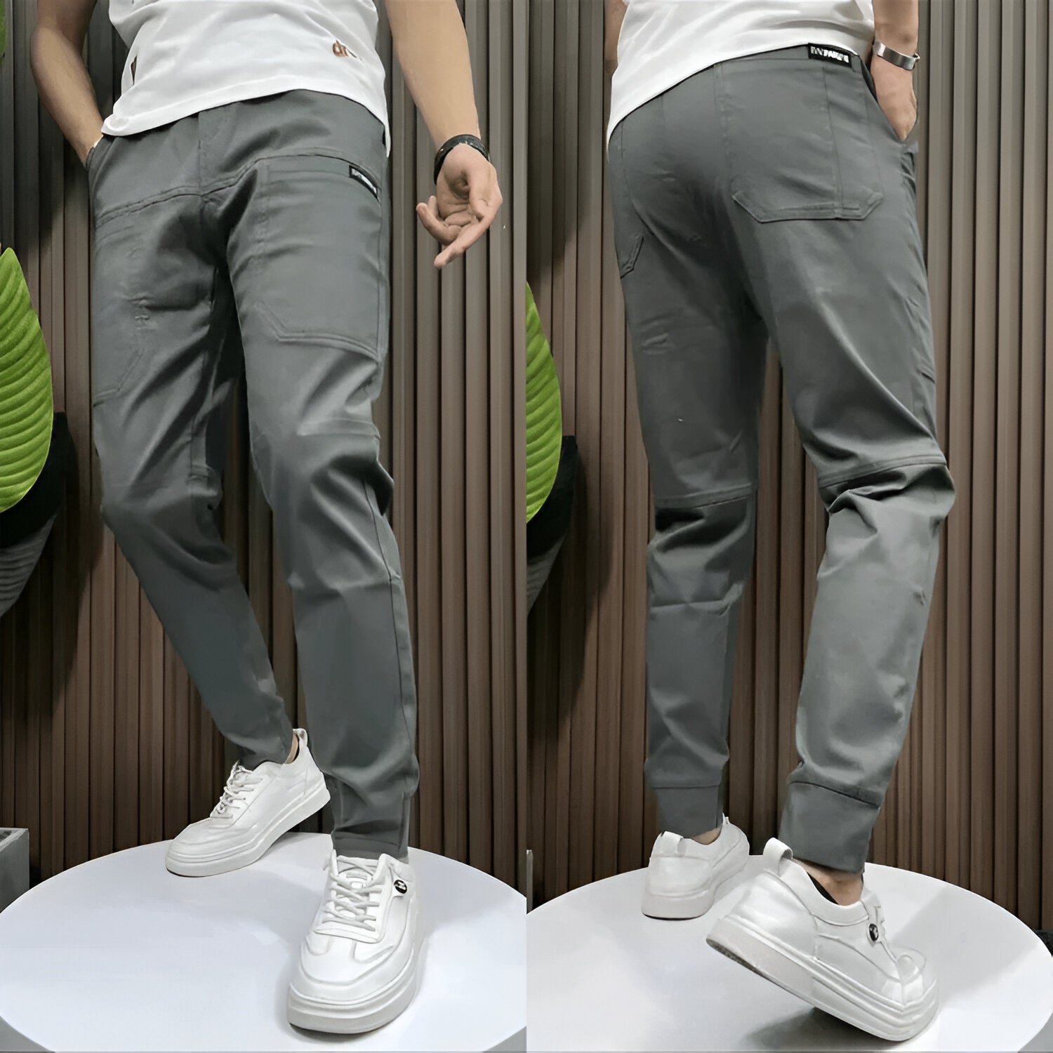 Lunora | Premium Elastische Cargohosen (1+1 KOSTENLOS)