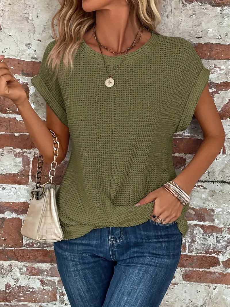Ellis™ | Elegante Bluse mit Rundhalsausschnitt