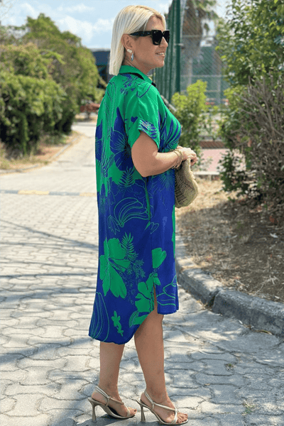 Naomi – Kleid mit Blumendruck